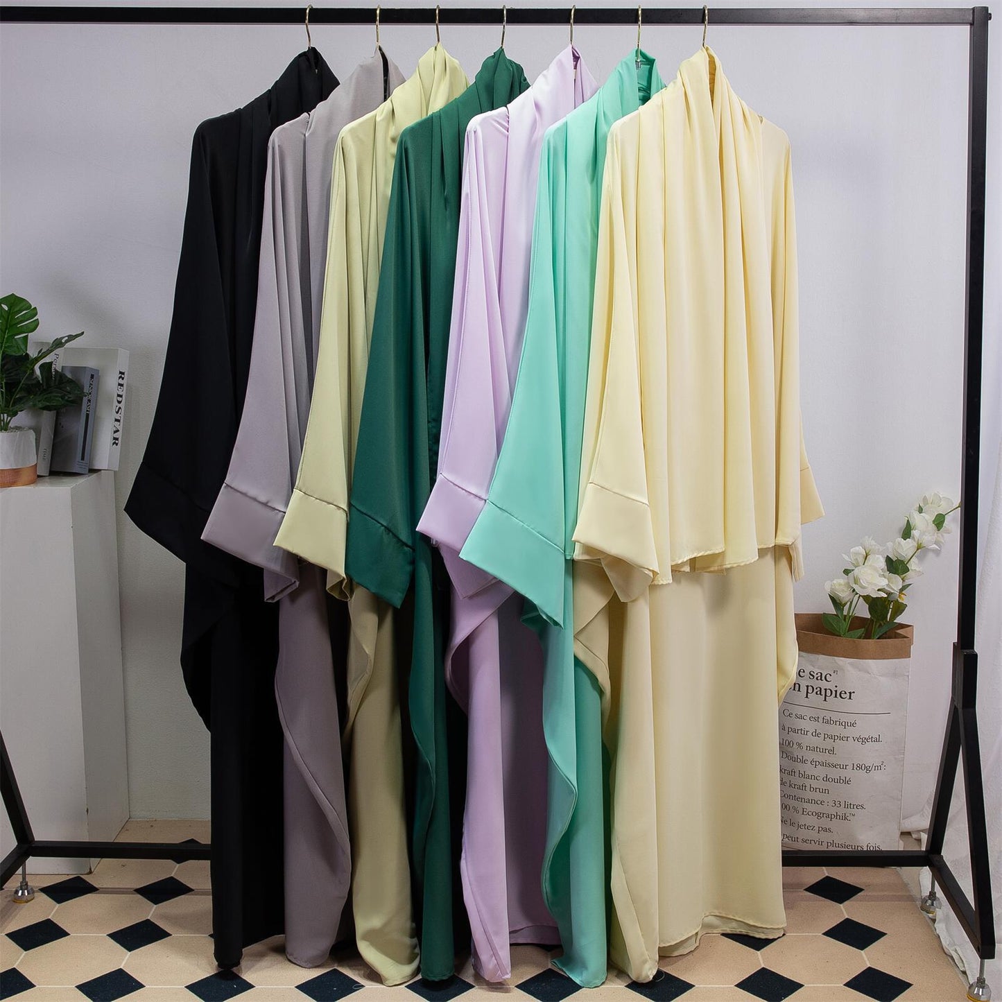 Abaya Set „Amana Grace“ - inkl. passendem Hijab