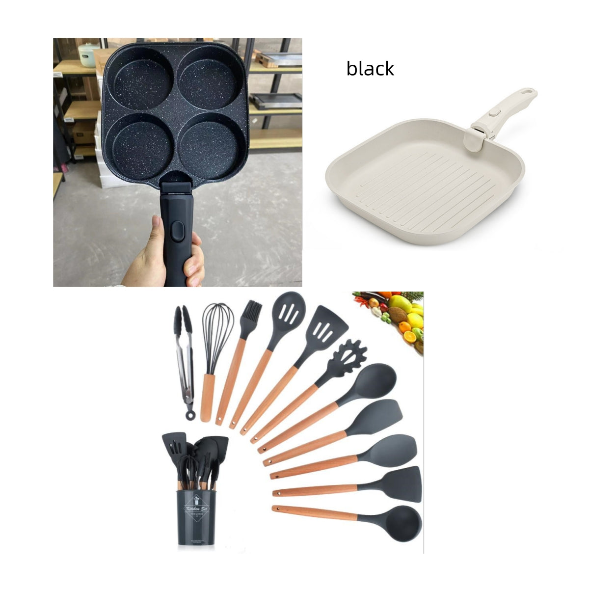 Kochen mit Stil & Schutz Premium Silikon-Küchenset