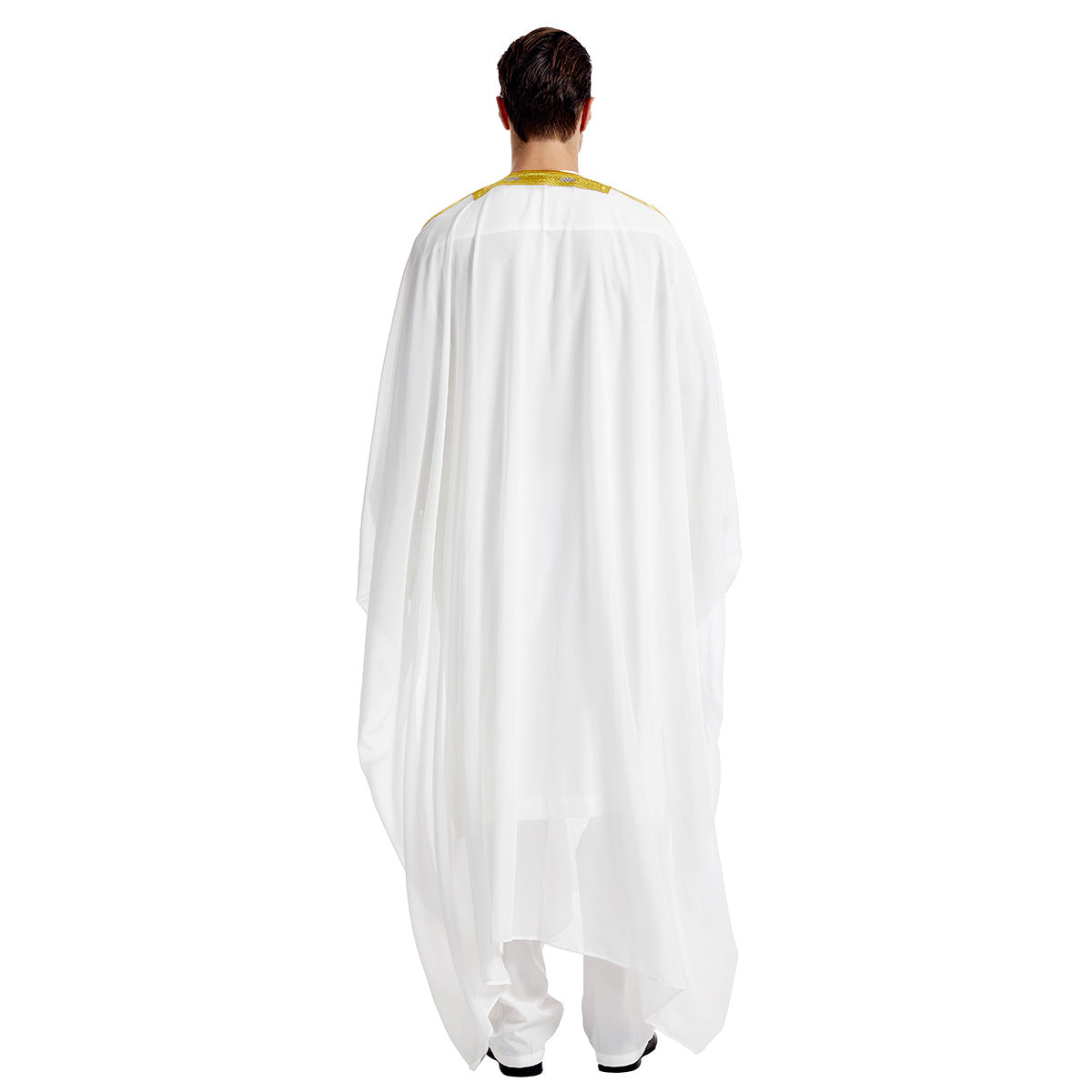 Premium Herren Bisht "Amir" – Traditionelle Überrobe mit Goldstickerei