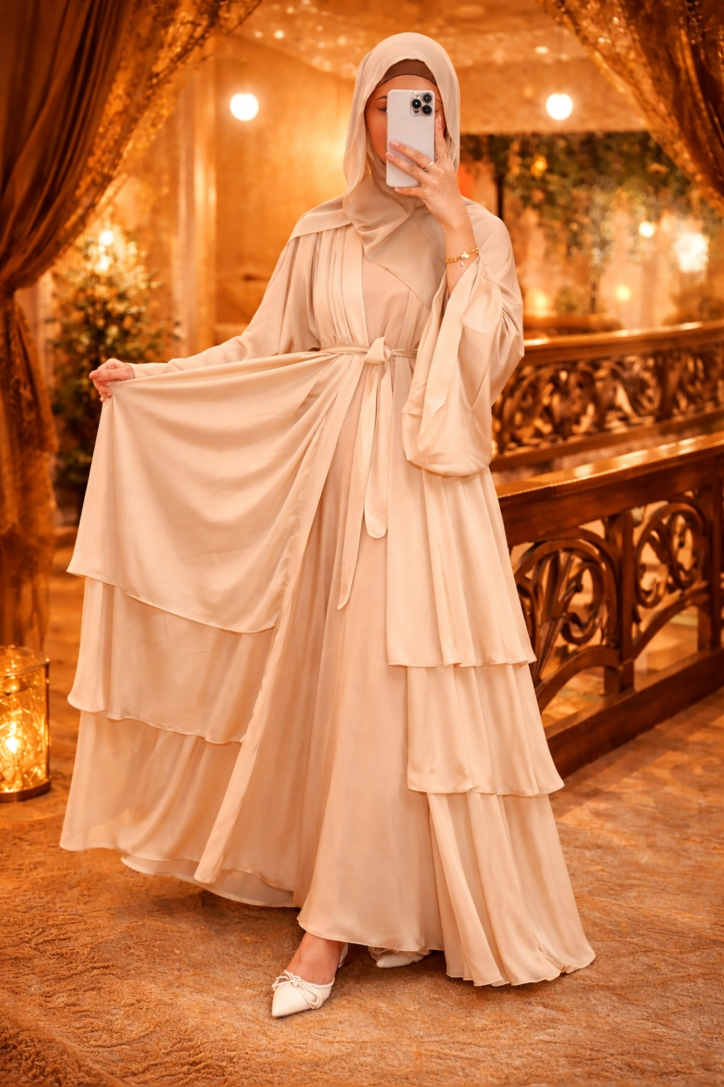 „Layali Elegance Abaya Set“