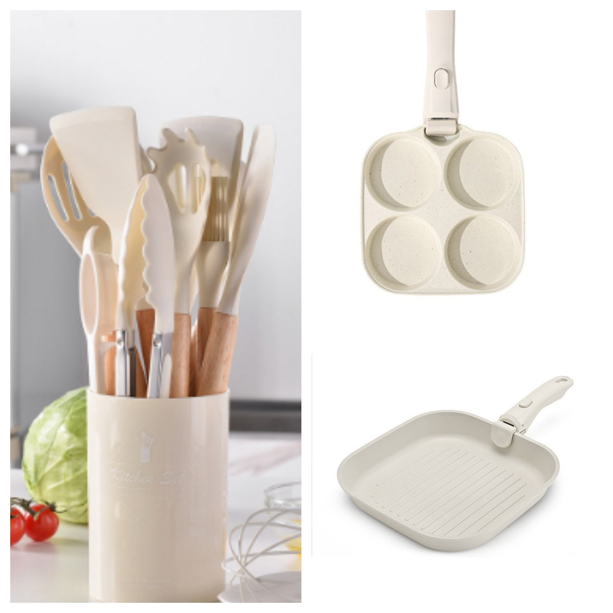 Kochen mit Stil & Schutz Premium Silikon-Küchenset