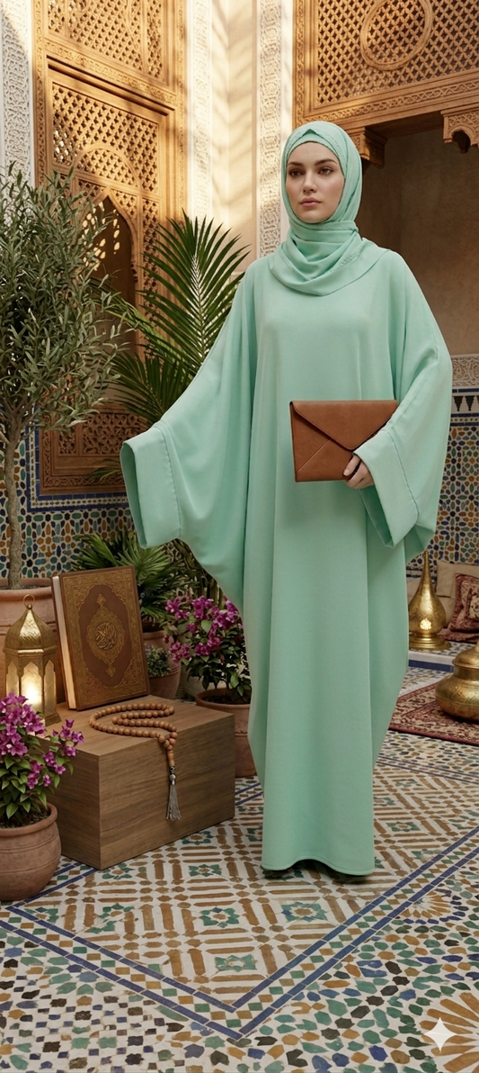 Abaya Set „Amana Grace“ - inkl. passendem Hijab