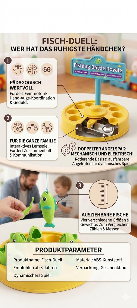 Angelspiel „Fisch-Duell“ – Lernspaß für die ganze Familie