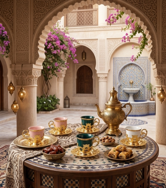 Royal Gold Keramik-Set