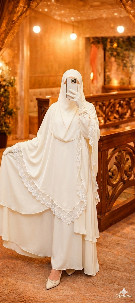 Amana Grace Niqab mit Rüschen
